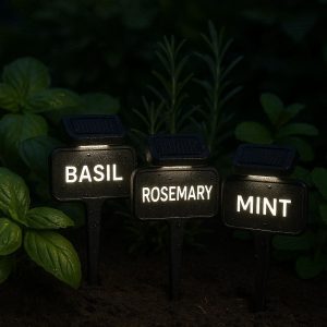 GlowGarden Solar-Powered Plant Markers