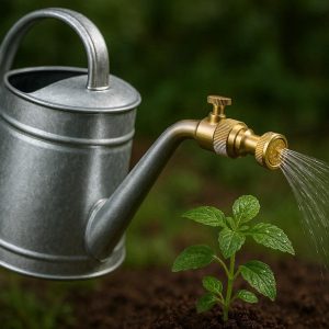 Adjustable Spray Nozzle Garden Watering Can - Precision Plant Care Tool