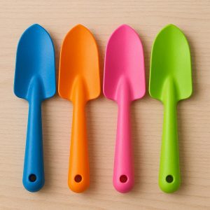 Colorful Plastic Garden Trowel Set - Fun & Practical for Kids & Beginners