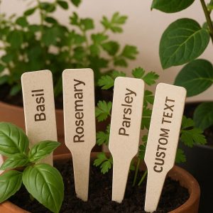 Aesthetic Plant Labels for Indoor Garden | Customizable Markers | Eco-Friendly Material