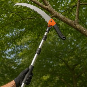 Foldable Telescopic Pruning Saw - Extendable Pole (8-16ft) for High Tree Branches & Hard-to-Reach Areas
