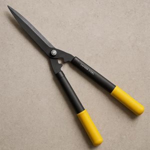 Durable Carbon Steel Hedge Shears - Long Blades for Uniform Shaping of Hedges & Shrubs