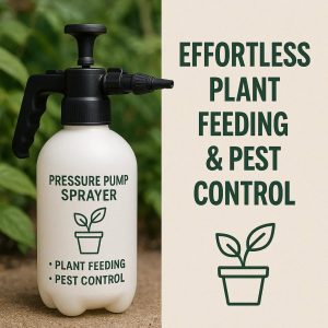 Pressure Pump Sprayer Bottle - Effortless Plant Feeding & Pest Control